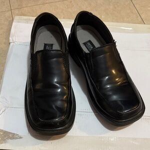 Deer Stags Boy Black Slip-On Dress Shoes